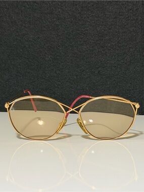 Christian Dior 2390 Vintage 80’s Gold Glasses